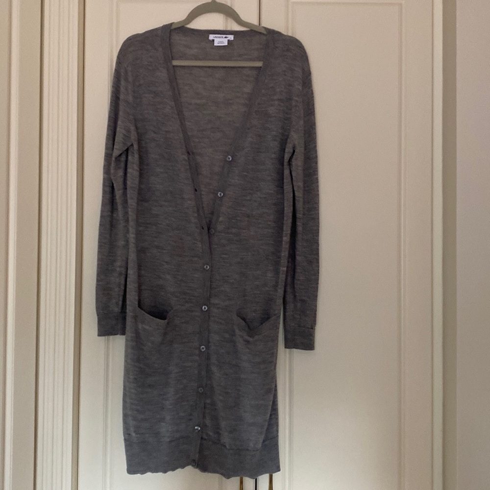 LACOSTE WOMEN’S WOOL DRESS SIZE 40 .